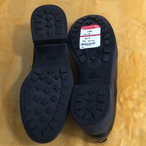 ๐ OPENING CEREMONY Leather Lace Up Oxford Platform Shoes Black - Picture 8 of 9